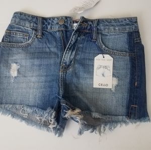 Denim shorts